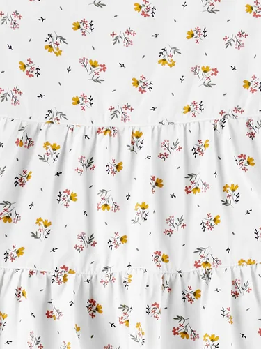 Vista 2 de Simple Joys by Carter's - Juego de 4 piezas de camisas y pantalones de manga larga para niña