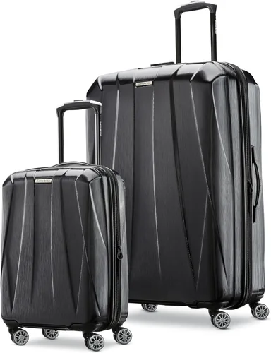 Vista 29 de Samsonite Centric 2 Set de maletas rígidas expandibles con ruedas giratorias dobles, Azul Caribe, Juego de 2 piezas (equipaje de mano/grande)