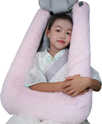 Vista 25 de Keemall Almohada de Cuello de Coche Inflable, Almohada de Reposacabezas de Coche Inflable Suave para Asiento de Conducción con Correa Ajustable