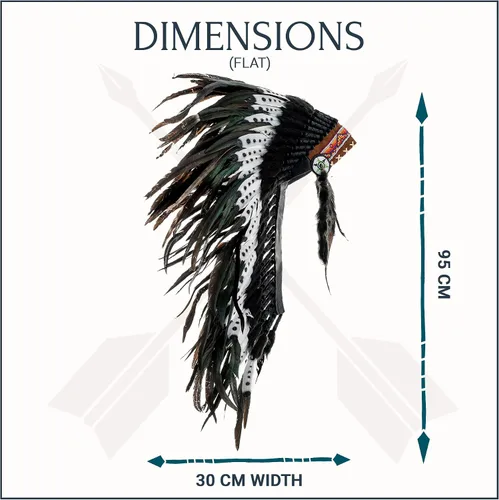 Vista 10 de Novum Crafts Tocado de plumas Inspirado en indios nativos americanos Elige