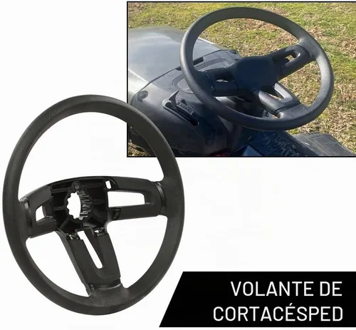 Vista 6 de PIT66 Volante de dirección para cortacésped Compatible con Husqvarna Craftsman 532424543 414803X428