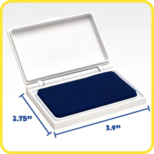 Vista 3 de READY 2 LEARN Almohadilla de sello perfumada para niños, arándano, azul, lavable, no tóxica, para sellos, resistente a la decoloración, para decorar