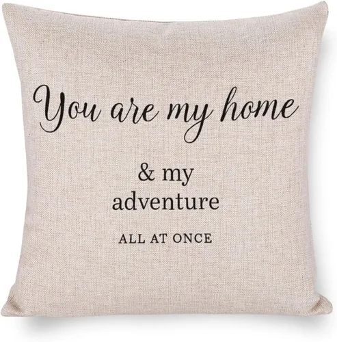 Vista 12 de Valentine Pillow Cases for Home Decor I Just Really Really Love You Throw Pillow Cover with Zipper Farmhouse Cushion Cover Cases 16"x16" Romantic