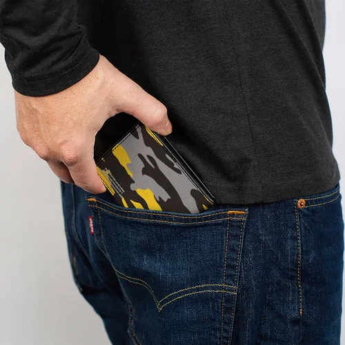 Vista 5 de Buckle-Down Billetera plegable para hombre Harry Potter, 4.0" x 3.5", Harry Potter, Buckle-down Cartera plegable Harry Potter