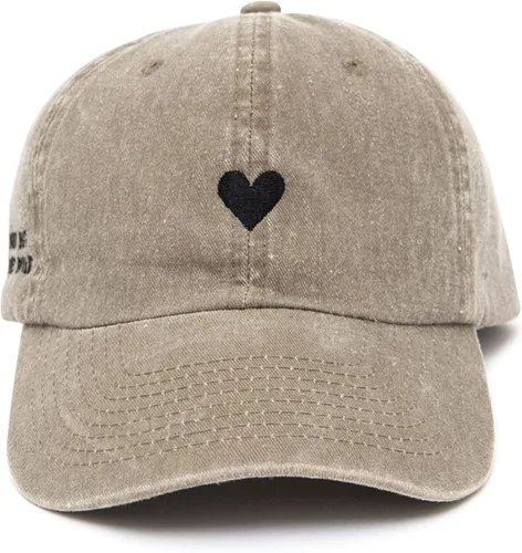 Vista 2 de Sombrero bordado de algodón cepillado para mujer, unisex, ajustable, talla única