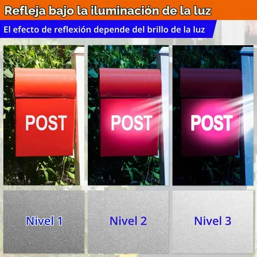 Vista 3 de Seloom 148 PCS Calcomanías de Números Reflectantes para Buzón de 2" para Exteriores, Calcomanías de Números y Letras Blancos, Números de Dirección