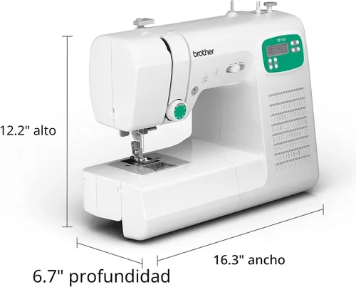 Vista 14 de Brother CE1155 Máquina de coser computarizada, 110 puntadas integradas, pantalla LCD, 7 prensatelas incluidos