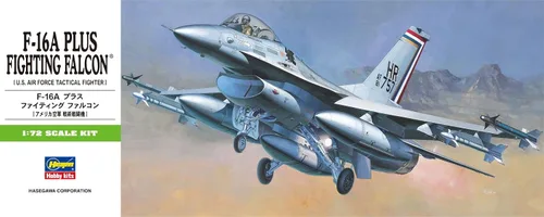 Vista 3 de Hasegawa 1/72 F-16A Plus Fighting Falcon