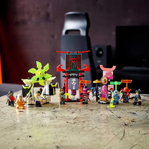 Vista 6 de LEGO NINJAGO Gamer's Market 71708 Ninja Market Kit de construcción (218 piezas)