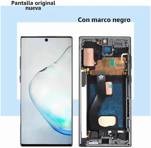 Vista 3 de AMOLED Galaxy NOTE10 Plus - Reemplazo de pantalla original de 6.8 pulgadas para Samsung Galaxy Note10plus 5G N975U N976U pantalla táctil con marco