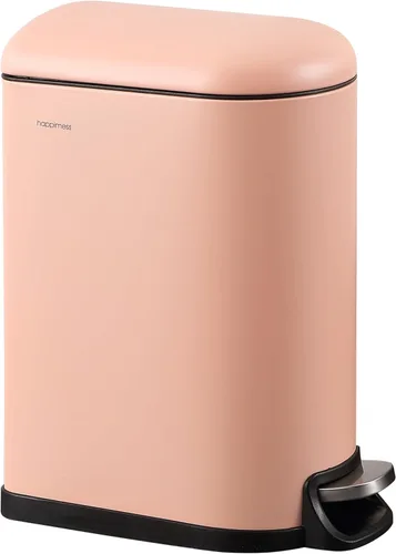 Vista 10 de happimess Roland Mini - Bote de basura de 2.6 galones de cierre suave Negro