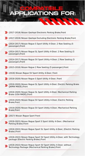 Vista 2 de R1 Concepts Kit de freno delantero para Nissan Qashqai 2017-2019, Nissan Rogue 2014-2022 Rotores de freno ranurados perforados Kit de pastillas