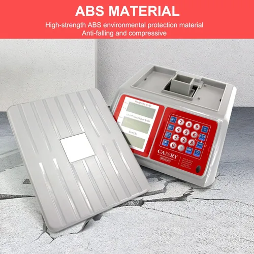 Vista 7 de Camry - Báscula comercial impermeable para alimentos, 66 lb/30 kg, cálculo de precios IPX7 Stainless Steel Platform; Rechargeable Battery; Dual