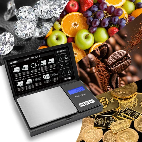 Vista 7 de Báscula digital de bolsillo de 7.05 oz/0.00 oz, báscula pequeña de alta precisión para joyería, mini, hierba, moneda, oro, comida de viaje portátil