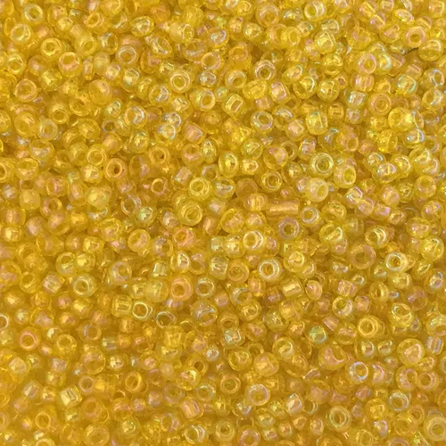 Vista 53 de Tamaño de las cuentas de semillas: 11/0 50 gr / 1.76 oz (ámbar plateado forrado)