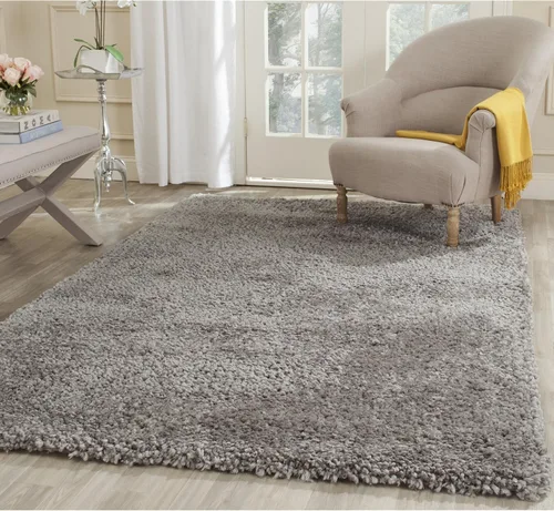 Vista 24 de SAFAVIEH Popcorn Shag Collection - Alfombra decorativa, 2 x 3 pies, beige, hecha a mano, 1.8 pulgadas de grosor, ideal para zonas de alto tráfico