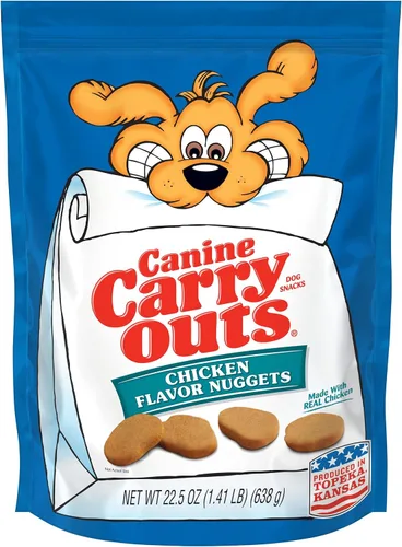 Vista 9 de Canine Carry Outs Golosinas para perros, sabor a tocino, 22.5 onzas (paquete de 4), hechas con tocino real