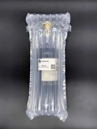 Vista 3 de Protector de botella de vino, protector de botella de vidrio, bolsa de vino inflable. Bomba gratuita incluida (paquete de 12)