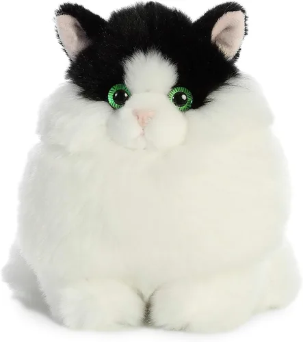 Vista 8 de Aurora - Gatos gordos - Gatito atigrado Butterball de 9.5 pulgadas