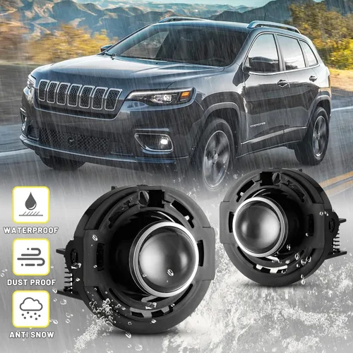 Vista 7 de Ensamble de lámparas de luces antiniebla compatible para Dodge Avenger 2011-2014, Challenger R/T 2013-2014, Charger 2012-2014, Dart 2013-2015