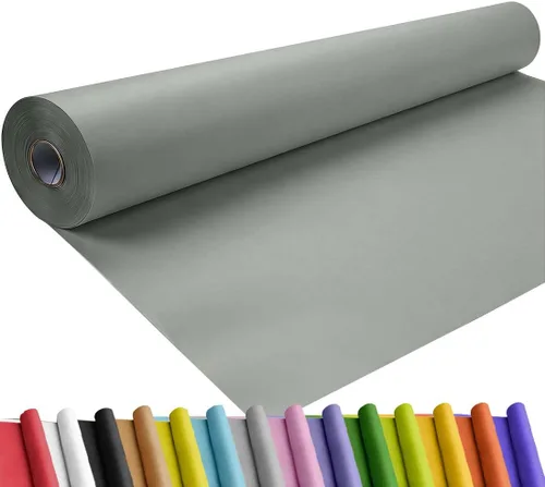Vista 21 de SMART&CASUAL Papel de regalo negro de 17.8 x 760 pulgadas (63 pies) de papel kraft para regalo, tablón de anuncios, ramos, flores, niños, embalaje