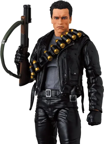 Vista 4 de Figura de acción Terminator T-800 T2 Ver. MAFEX