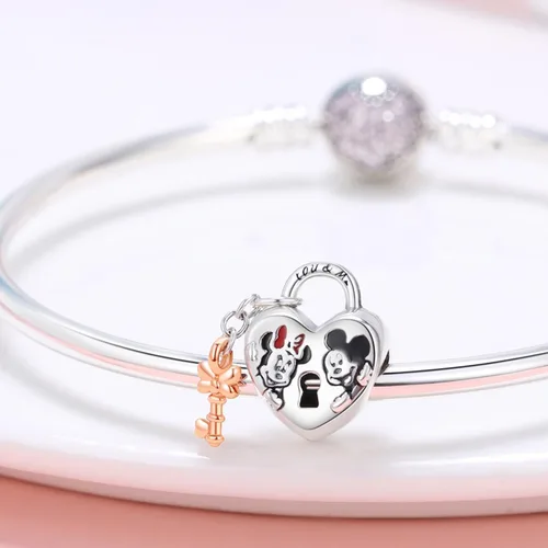 Vista 2 de Oomibo 925 Sterling Silver Charms for Bracelets Beads Pendant birthday Day Gifts for Women 3pcsset