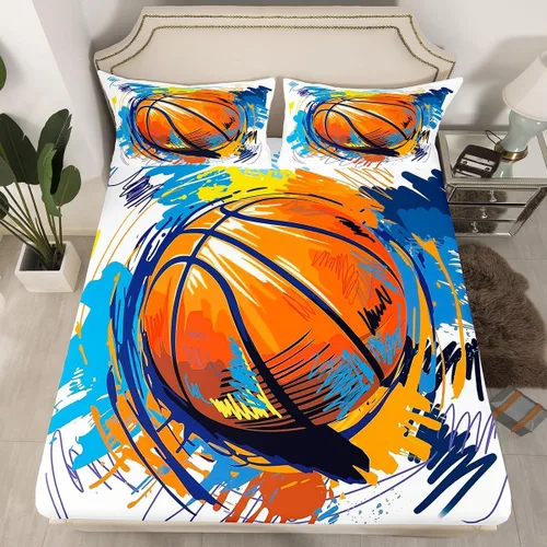 Vista 38 de Erosebridal Sábanas de Cama para Niños de Gato Lindo Tamaño Twin Línea de Arcoíris Neón Sábana Ajustable de Gato con Bolsillo Profundo para Niñas