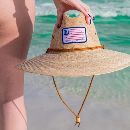 Vista 8 de Qwave Sombrero de paja lavable a la piedra plegable para hombres y mujeres, sombrero de paja de playa que protege del sol del verano
