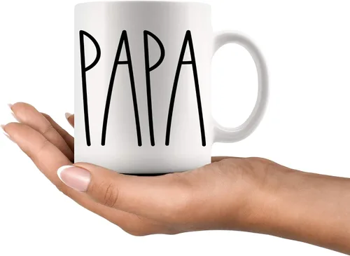 Vista 2 de Taza de café familiar para regalar en Navidad, cumpleaños, día del padre, 11 onzas