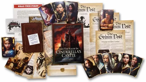 Vista 2 de GRIMM MYSTERIES: Encuentra al asesino en el castillo de Cenicienta Juego de misterio de asesinato Si eres un detective de corazón que ama