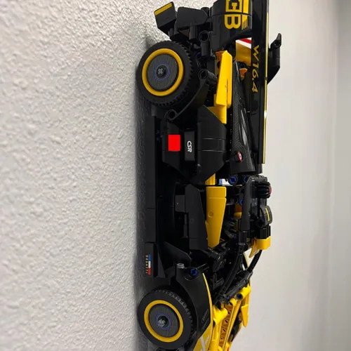 Vista 5 de Chatelet Soporte de pared coleccionable para automóvil compatible con Lego Technic Bugatti Bolide 42151 Soporte de pared vertical para automóvil