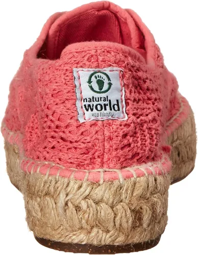 Vista 3 de Natural World Zapatos planos Ingles Yute Enzimatico para mujer