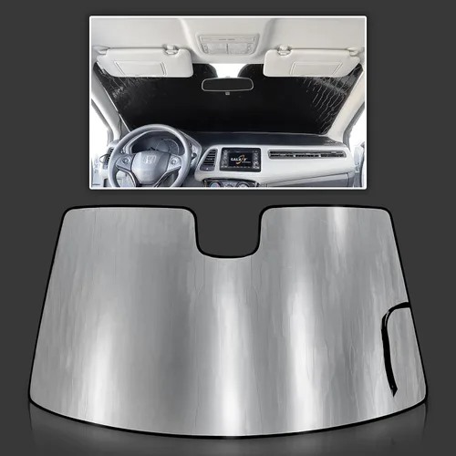 Vista 11 de GalaxyAutoShield - Parasoles para ventana lateral delantera (2 unidades) para Honda HR-V 2015, 2016, 2017, 2018, 2019, 2020, 2021, 2022, SUV