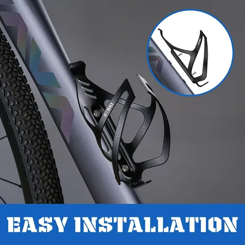 Vista 5 de Corki Cycles - Soporte para botella de agua para bicicleta de aleación de aluminio, jaula universal para botellas de agua para bicicletas