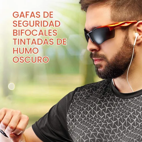 Vista 7 de ToolFreak Gafas de seguridad bifocales Rebel, ANSI z87+ Impact y UV