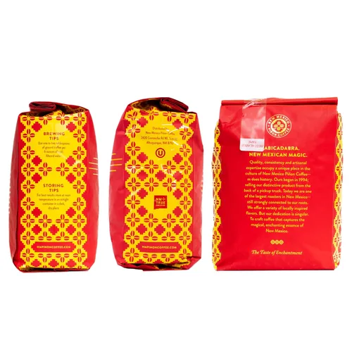 Vista 9 de New Mexico Piñon Coffee Café con sabor natural (Adobe Morning Whole Bean, 2 libras)
