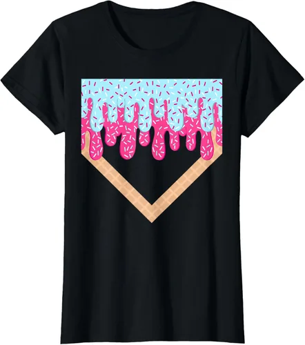 Vista 51 de Baseball Drip Boys Home Plate Ice Cream Sport Players & Fans Camiseta