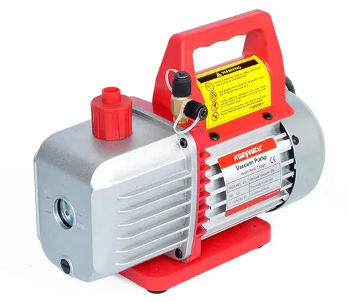 Vista 9 de bomba de vacío HVAC de una sola etapa, 3.5CFM - Ideal para herramientas de reparación de aire acondicionado, bomba de vacío de aire acondicionado