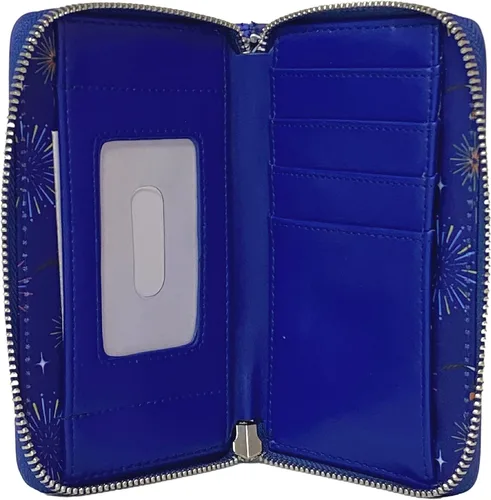 Vista 3 de Loungefly The Little Mermaid Ariel Fireworks Zip Around Wallet