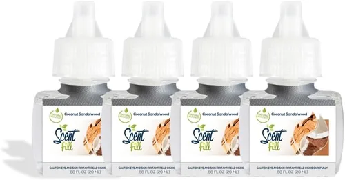 Vista 21 de Scent Fill Ambientador enchufable de sidra de manzana, 4 recambios de aceite perfumado