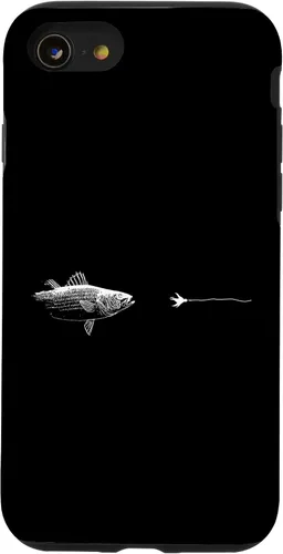 Vista 18 de Graphic Fly Fishing Hook Line - Fish Striped Bass Case for iPhone 16