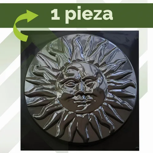 Vista 3 de Sun Moon Garden Stone Stepping Mold Pathmaker Molde de hormigón - Adoquines de hormigón prefabricados de piedra de sol