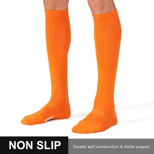 Vista 4 de FITRELL Paquete de 23 calcetines de fútbol para jóvenes, niños y adultos, calcetines de béisbol y softbol para hombres, mujeres, niños y niñas