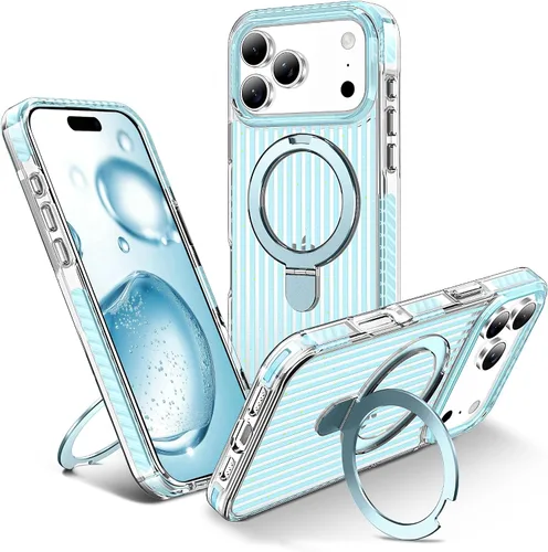 Vista 19 de Funda para iPhone 11 con soporte giratorio de 360°, color negro