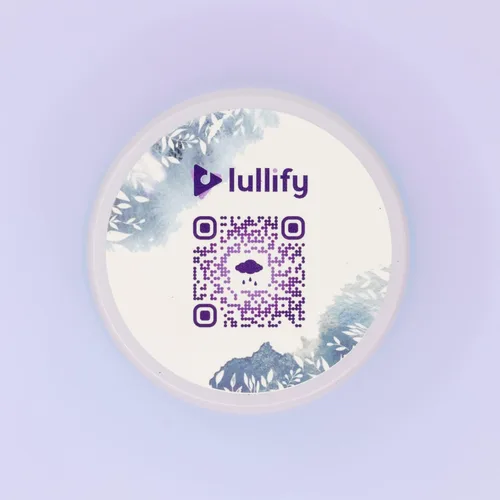Vista 7 de Lullify Vela natural de soja y cera de abejas en las nubes perfumada para la curación y el bienestar