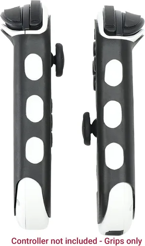 Vista 3 de Setex Empuñaduras antideslizantes solo empuñaduras compatible con el controlador Switch Nintendo Joy-Con empuñaduras microestructuradas negro máximo