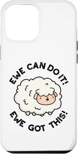 Vista 6 de iPhone 15 Ewe Can Do It Ewe Got This Funny Sheep Pun Case