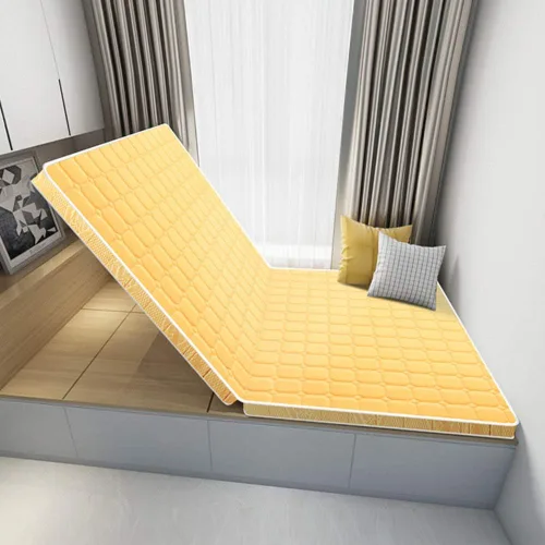 Vista 2 de 3e - Colchón ortopédico de látex natural con palma de coco, tapete grueso para suelo de tatami, sensación firme, plegable, portátil, cama
