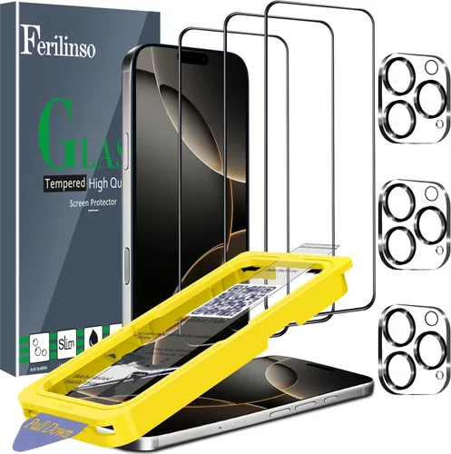 Vista 17 de Ferilinso Protector de pantalla de privacidad para Samsung Galaxy Z Flip 6 / Z Flip 7 FE [compatible con funda de teléfono], película
